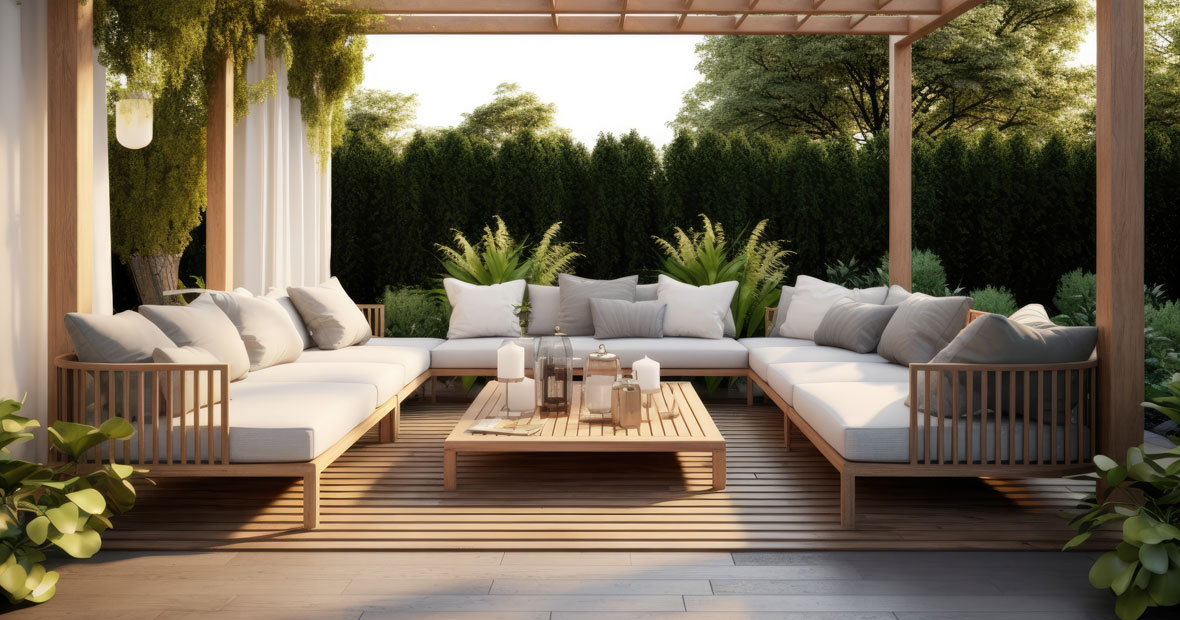 salon de jardin en bois
