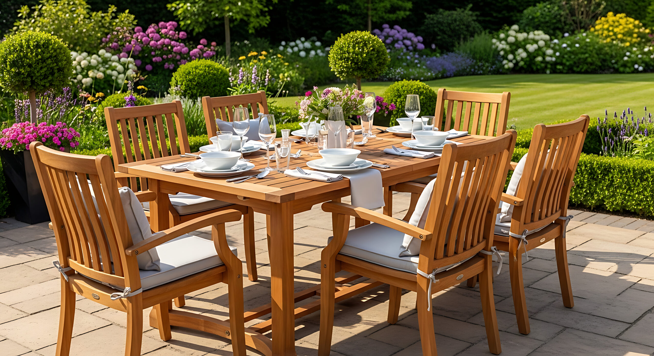 Table de jardin 6 places